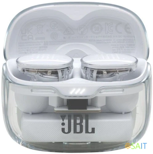 Гарнитура внутриканальные JBL Tune Buds Ghost белый беспроводные bluetooth в ушной раковине (JBLTBUDSGWHT)