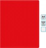 Папка метал.пруж.скоросш. Бюрократ -PZ05PRED A4 пластик 0.5мм торц.наклейка красный