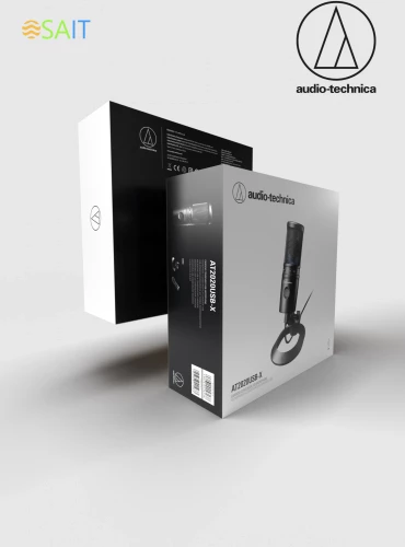 Микрофон проводной Audio-Technica AT2020USBX 2.0м черный