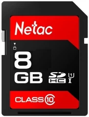 Флеш карта SDHC 8GB Netac NT02P600STN-008G-R P600 w/o adapter
