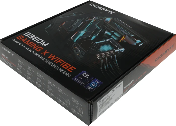 Материнская плата Gigabyte B860M GAMING X WIFI6E Soc-1851 Intel B860 4xDDR5 mATX AC`97 8ch(7.1) 2.5Gg RAID+HDMI+DP