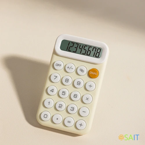 Калькулятор карманный Deli EM10 желтый 8-разр.