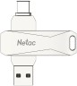 Флеш Диск Netac 128GB U782C NT03U782C-128G-30PN USB3.0 серебристый