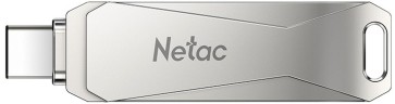 Флеш Диск Netac 128GB U782C NT03U782C-128G-30PN USB3.0 серебристый