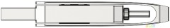 Флеш Диск Netac 128GB U782C NT03U782C-128G-30PN USB3.0 серебристый