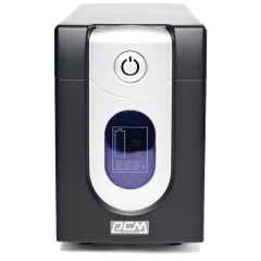 ИБП Powercom IMD-1200AP, LCD, линейно-интерактивный, 1200 ВA, 720 Вт, 4 розетки IEC320 C13 с резервным питанием, 2 розетки IEC320 C13 с фильтрацией, USB, защита RJ45/RJ11, ШхГхВ 130х382х192мм, 13.4 кг Powercom Imperial IMD-1200AP