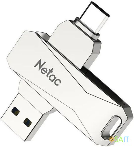 Флеш Диск Netac 256GB U782C NT03U782C-256G-30PN USB3.0 серебристый