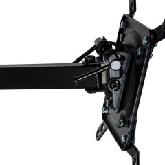 Кронштейн для телевизора Kromax DIX-14 черный 15"-42" макс.20кг настенный поворотно-выдвижной и наклонный