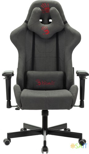 Кресло игровое A4Tech Bloody GC-700 серый крестов. металл