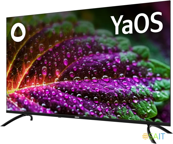 Телевизор LED BBK 43" 43LEX-8257/UTS2C (B) Яндекс.ТВ черный 4K Ultra HD 60Hz DVB-T2 DVB-C DVB-S2 USB WiFi Smart TV (RUS)