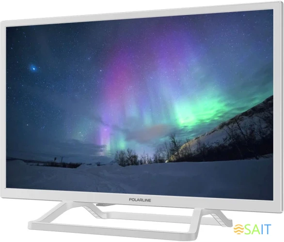 Телевизор LED PolarLine 24" 24PL52TC белый HD 60Hz DVB-T DVB-T2 DVB-C DVB-S2 (RUS)