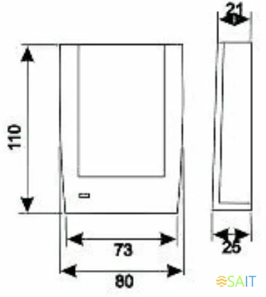 Считыватель карт Iron Logic Z-2 (мод. RD-ALL) внутренний