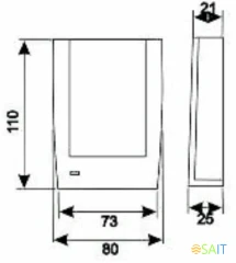 Считыватель карт Iron Logic Z-2 (мод. RD-ALL) внутренний