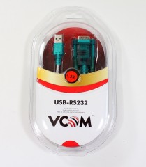 Кабель-адаптер VCOM USB Am — RS-232 DB9M