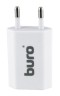 Сетевое зар./устр. Buro TJ-164w 5W 1A USB универсальное белый