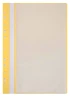 Папка-скоросшиватель Бюрократ -PS10YEL A4 10 вкладышей боков.перф. пластик желтый 0.12/0.16