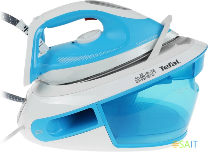 Парогенератор Tefal Express Airglide SV8002E0 голубой/белый