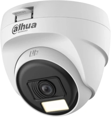 Камера видеонаблюдения аналоговая Dahua DH-HAC-T1A21P-U-IL-0360B 3.6-3.6мм HD-CVI HD-TVI цв. корп.:белый