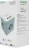 Умная розетка Digma DiPlug Cube 1 EU Wi-Fi белый (DPC13S)