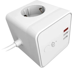 Умная розетка Digma DiPlug Cube 1 EU Wi-Fi белый (DPC13S)