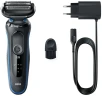Бритва сетчатая Braun Series 5 51-B1000s реж.эл.:3 питан.:аккум. черный/синий