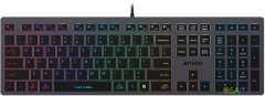 Клавиатура A4Tech Fstyler FX60H серый USB slim LED (FX60H GREY/NEON)