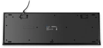 Клавиатура Оклик 155M черный USB slim (подставка для запястий) (1678057)
