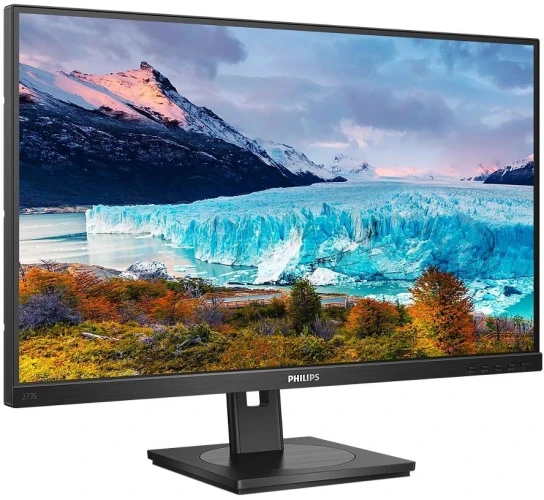 Монитор Philips 27" 273S1 черный IPS LED 16:9 HDMI матовая HAS Piv 300cd 178гр/178гр 1920x1080 75Hz DP FHD USB 6.79кг