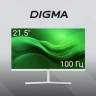 Монитор Digma 21.5" Progress 22A502F белый VA LED 16:9 HDMI M/M матовая 250cd 178гр/178гр 1920x1080 100Hz G-Sync FreeSync VGA DP FHD 2.07кг