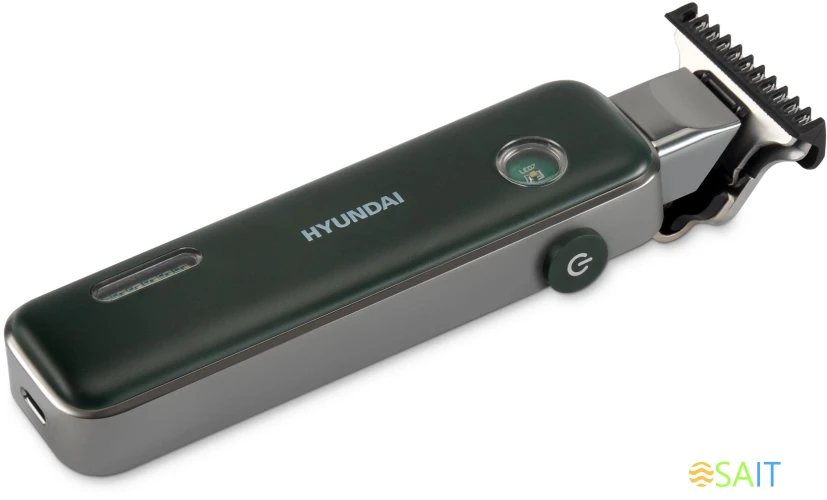 Триммер Hyundai H-HT6070 зеленый (насадок в компл:3шт)