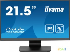 Монитор Iiyama 21.5&quot; ProLite T2252MSC-B2 черный IPS LED 5ms 16:9 HDMI M/M глянцевая 250cd 178гр/178гр 1920x1080 60Hz DP FHD USB Touch 4.5кг