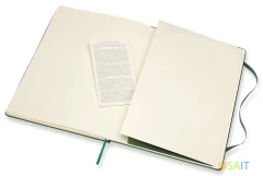 Блокнот Moleskine CLASSIC QP090K15 XLarge 190х250мм 192стр. линейка твердая обложка зеленый