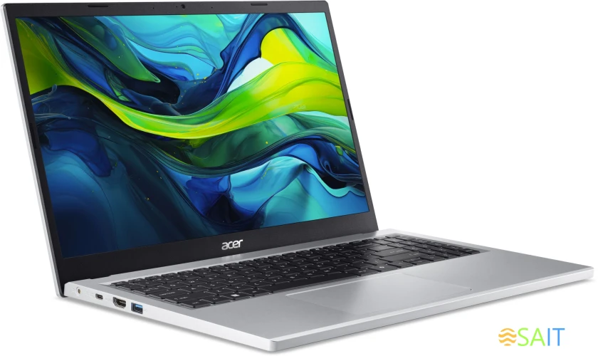 Ноутбук Acer Aspire Go AG15-31P-38DT Core i3 N305 8Gb SSD256Gb Intel UHD Graphics 15.6" TN FHD (1920x1080) noOS silver WiFi BT Cam (NX.KX5CD.008)