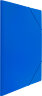 Папка на резинке Бюрократ -PRA3BLUЕ A3 пластик 0.7мм синий вмест.:400лист.