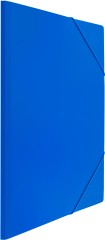 Папка на резинке Бюрократ -PRA3BLUЕ A3 пластик 0.7мм синий вмест.:400лист.