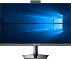 Моноблок Teclast M24 Air 23.8" Full HD Cel N5095 (2) 8Gb SSD256Gb UHDG Windows 11 Professional GbitEth WiFi BT 48W клавиатура мышь Cam черный 1920x1080