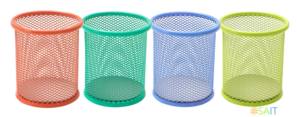 Подставка Deli E9153 для письменных принадлежностей ассорти металл сетка