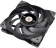 Вентилятор для корпуса Thermaltake Toughfan 12 120х120x25 черный 4-pin 22.3дБ (CL-F117-PL12BL-A) Ret