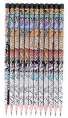 Карандаш ч/г Deli EU53300-1 Arti Graff 2B шестигран. тополь кор.европод. (1шт)