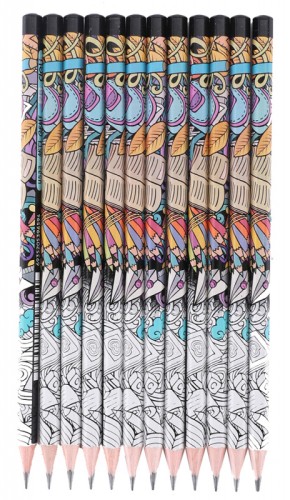 Карандаш ч/г Deli EU53300-1 Arti Graff 2B шестигран. тополь кор.европод. (1шт)