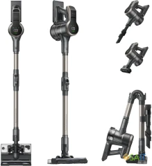 Пылесос ручной Trouver J40 460Вт серый/золотистый