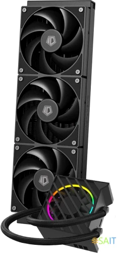 Система водяного охлаждения ID-Cooling Dashflow 360 XT Lite ARGB Soc-AM5/AM4/1151/1200/2066/1700 черный 4-pin 16-34dB Al+Cu 350W Ret