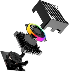Система водяного охлаждения ID-Cooling Dashflow 360 XT Lite ARGB Soc-AM5/AM4/1151/1200/2066/1700 черный 4-pin 16-34dB Al+Cu 350W Ret