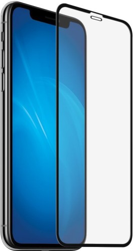 Защитное стекло для экрана DF iColor-19 черный для Apple iPhone XR/11 1шт. (DF ICOLOR-19 (BLACK))