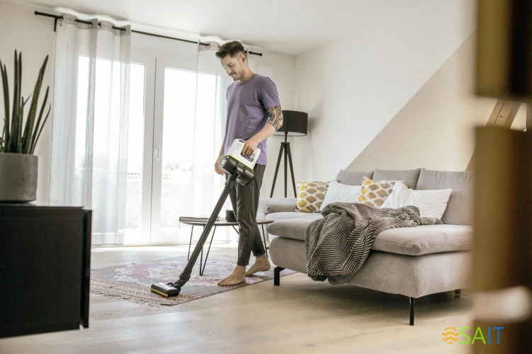 Пылесос ручной Karcher VC 4 Cordless myHome 21Вт белый/серый