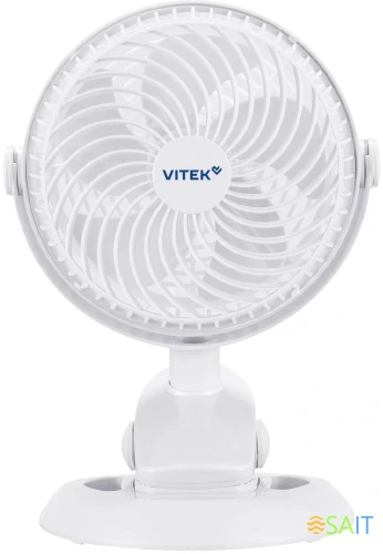 Вентилятор настольный Vitek VTF-06U 3Вт скоростей:2 белый