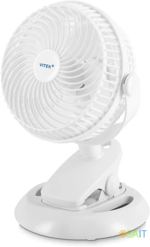 Вентилятор настольный Vitek VTF-06U 3Вт скоростей:2 белый