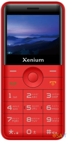 Мобильный телефон Xenium X700 красный моноблок 2Sim 2.31" 240x320 Nucleus 0.3Mpix GSM900/1800 MP3 FM microSD max32Gb