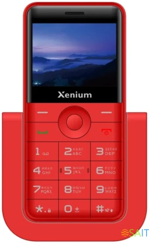 Мобильный телефон Xenium X700 красный моноблок 2Sim 2.31" 240x320 Nucleus 0.3Mpix GSM900/1800 MP3 FM microSD max32Gb