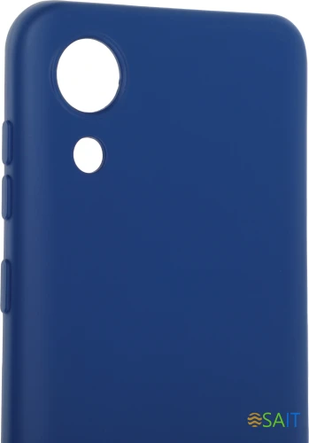 Чехол (клип-кейс) DF для Samsung Galaxy A03 Core sOriginal-33 синий